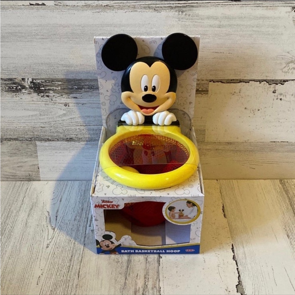 Disney Mickey Mouse Bath Basketball Hoop Toy NEW